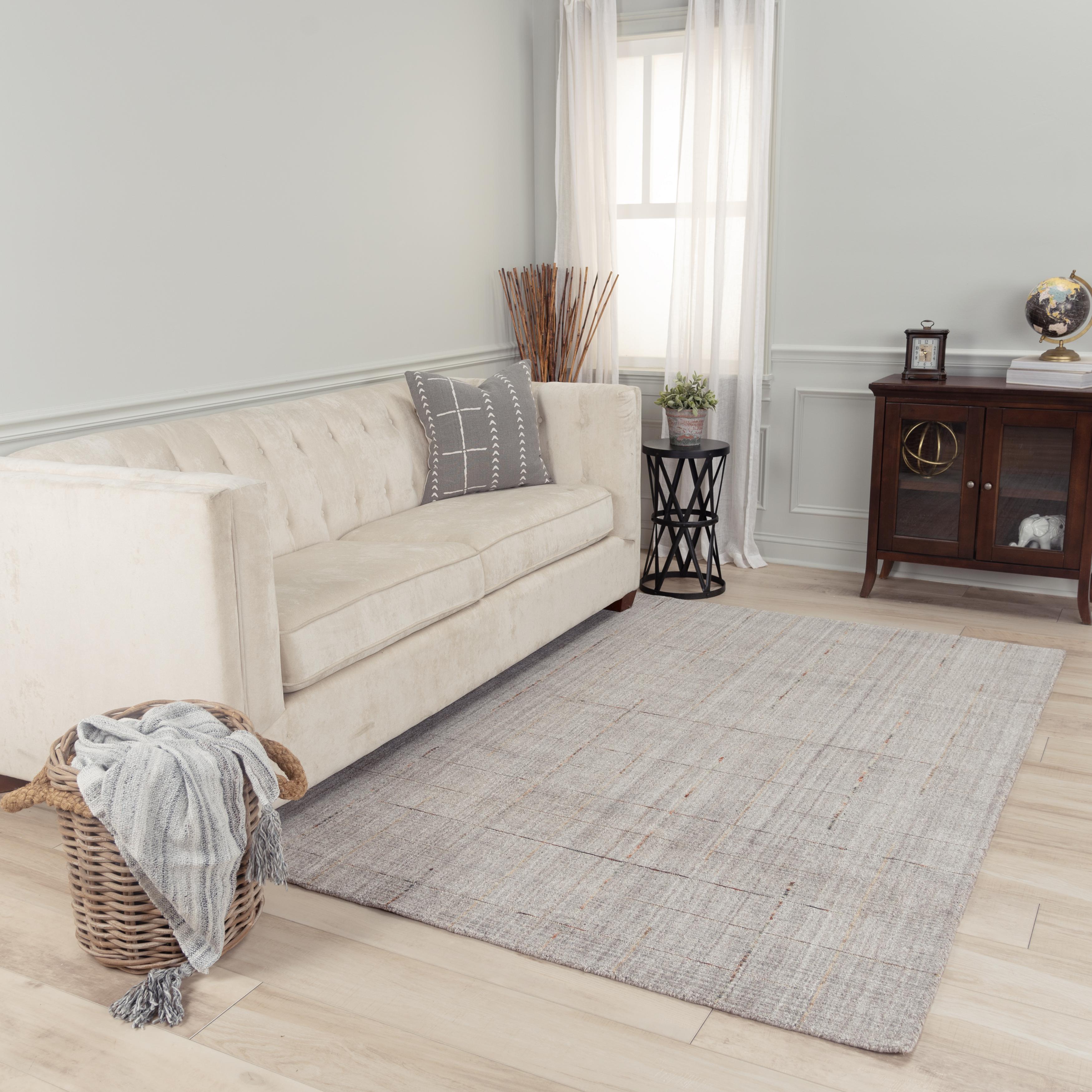 Kiki KIK694 Ivory/Brown Hand Loomed Rug - Rizzy – Rug Gallery Outlet