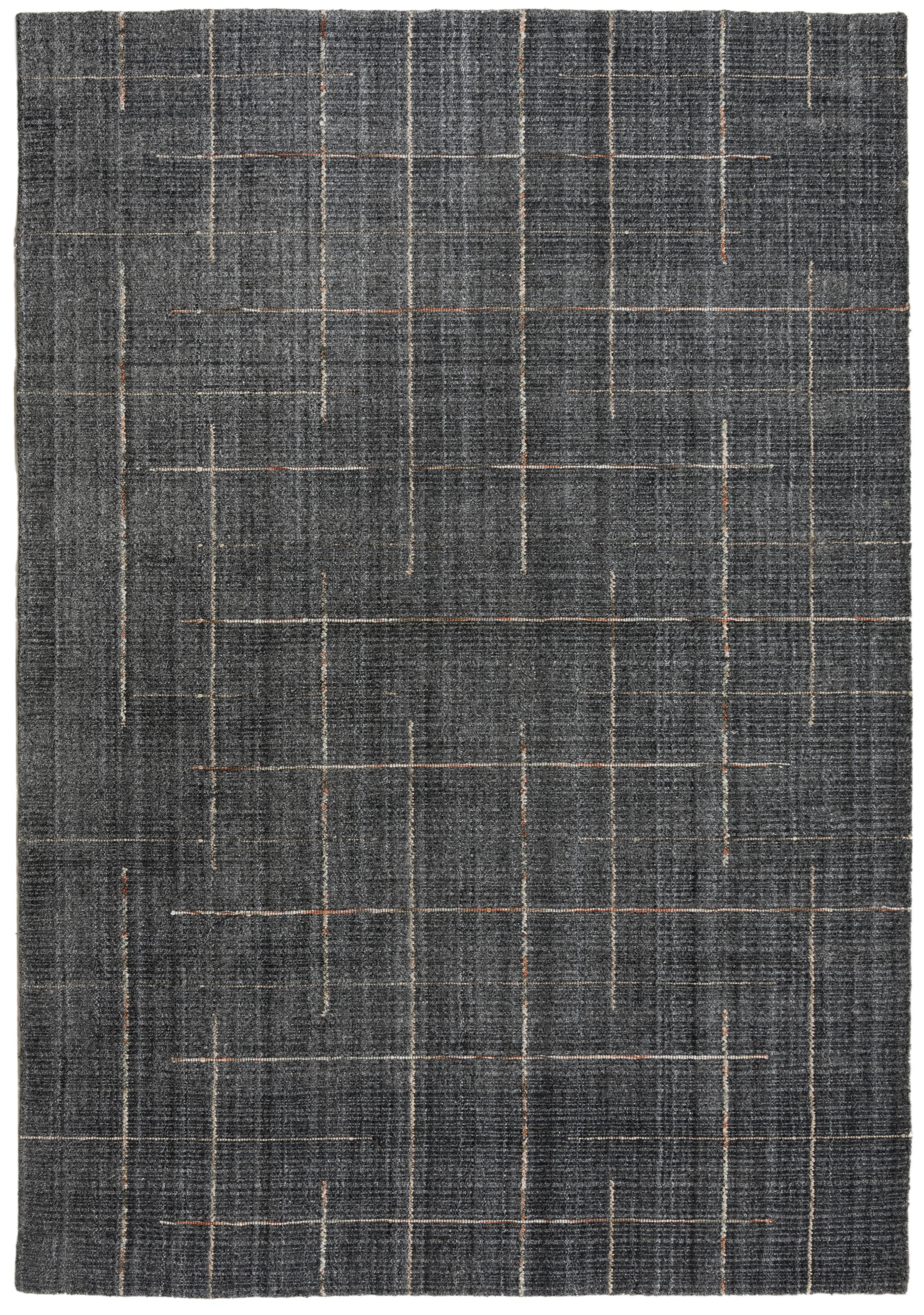 Kiki KIK697 Charcoal Hand Loomed Rug - Rizzy – Rug Gallery Outlet