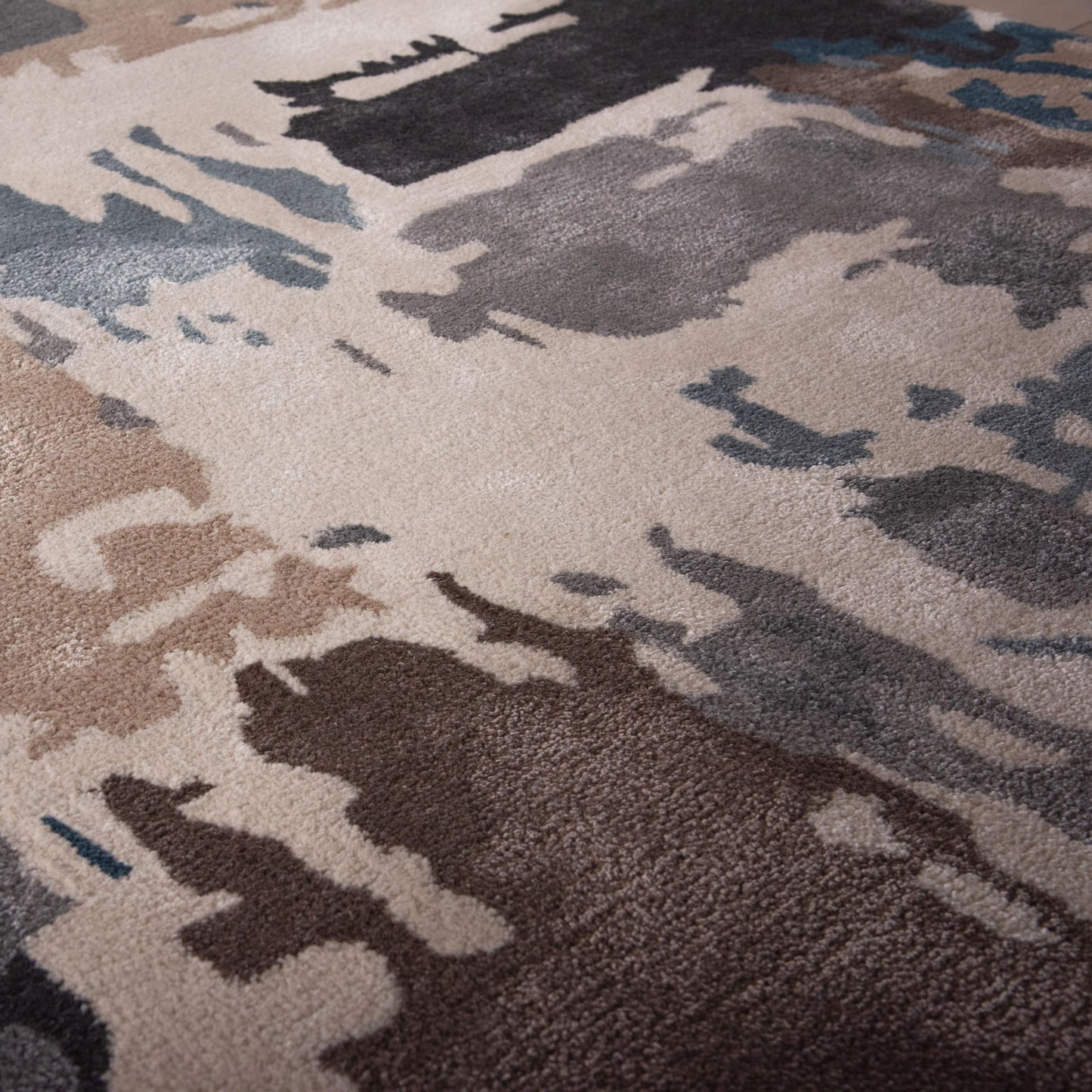 Kinetic KIN532 Blue Hand Tufted Rug - Rizzy