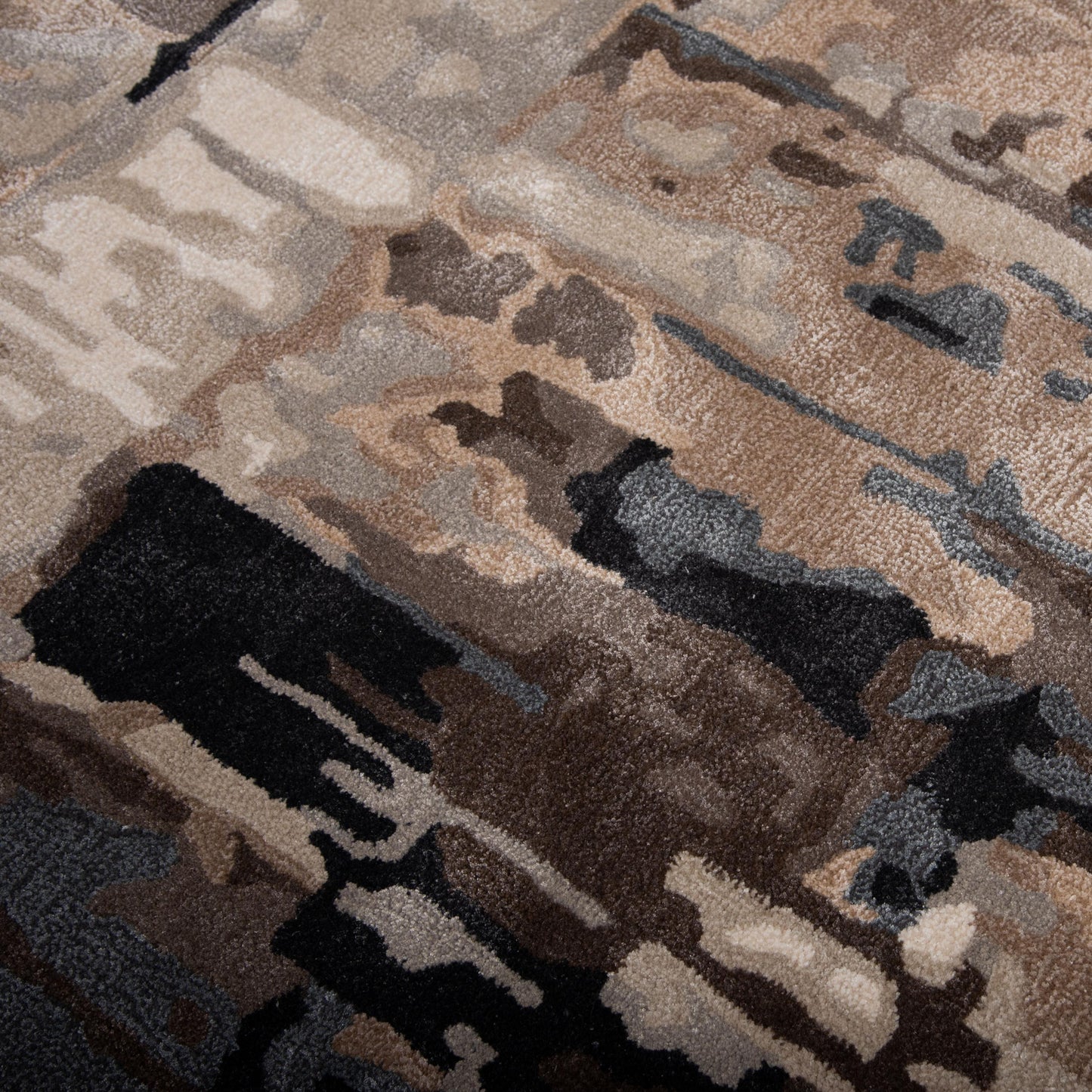 Kinetic KIN533 Tan Hand Tufted Rug - Rizzy