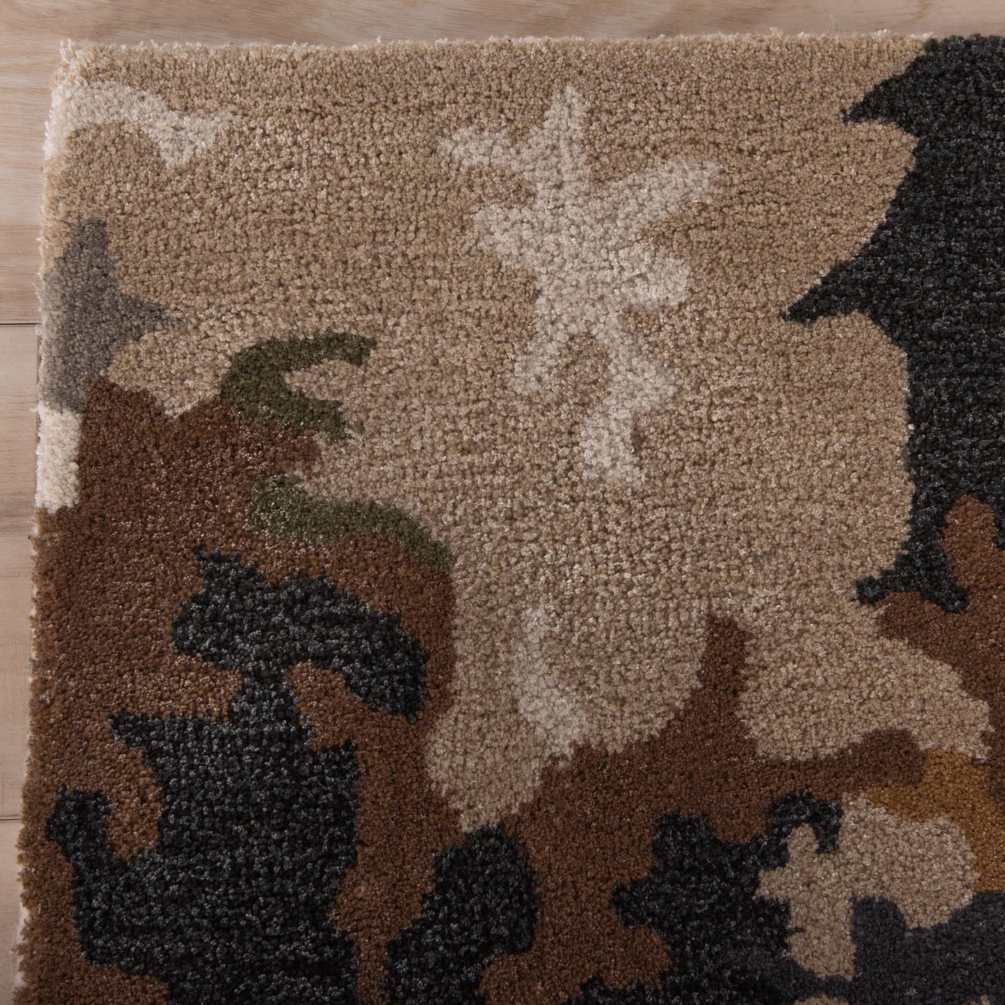Kinetic KIN534 Tan/Multi Hand Tufted Rug - Rizzy