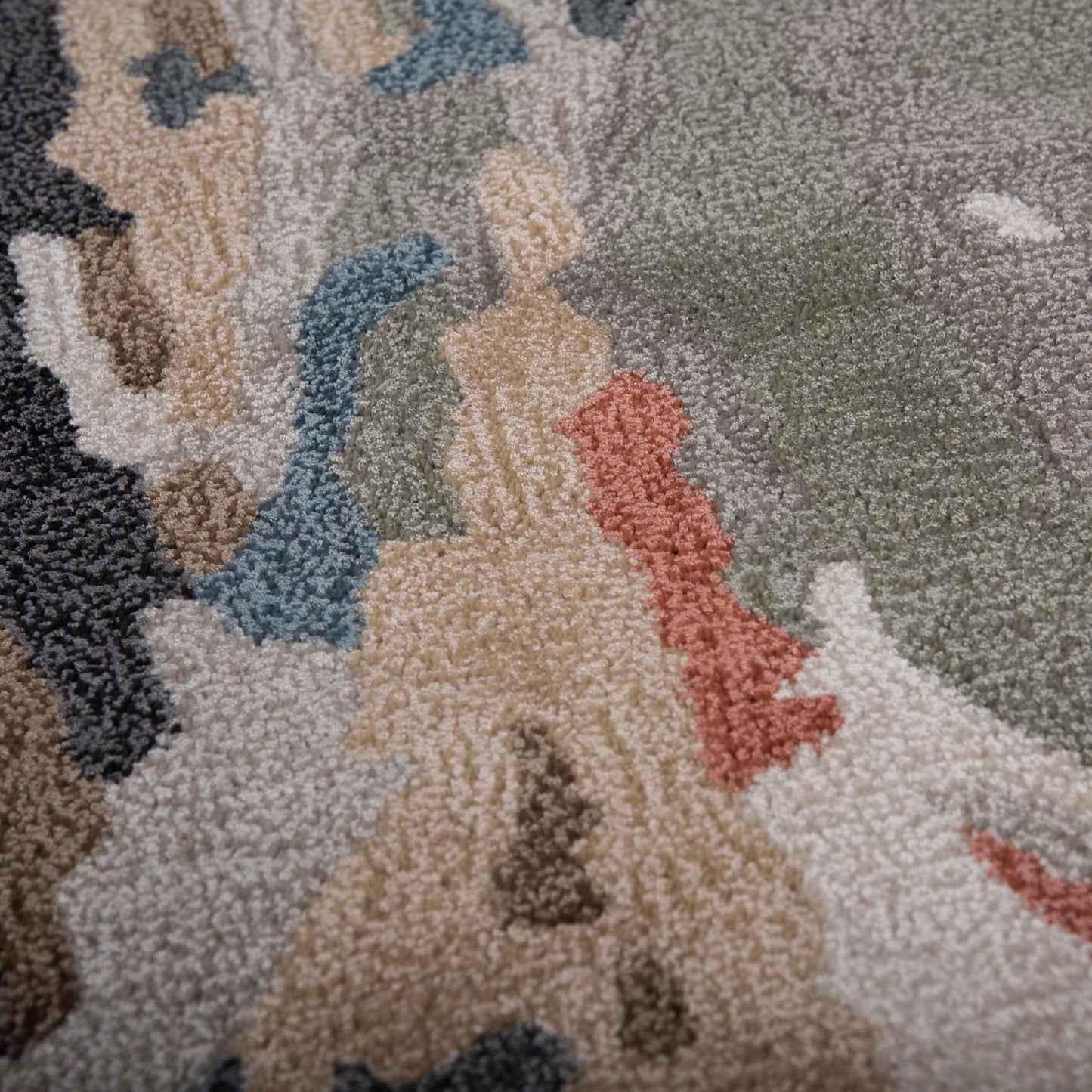 Kinetic KIN660 Charcoal Hand Tufted Rug - Rizzy