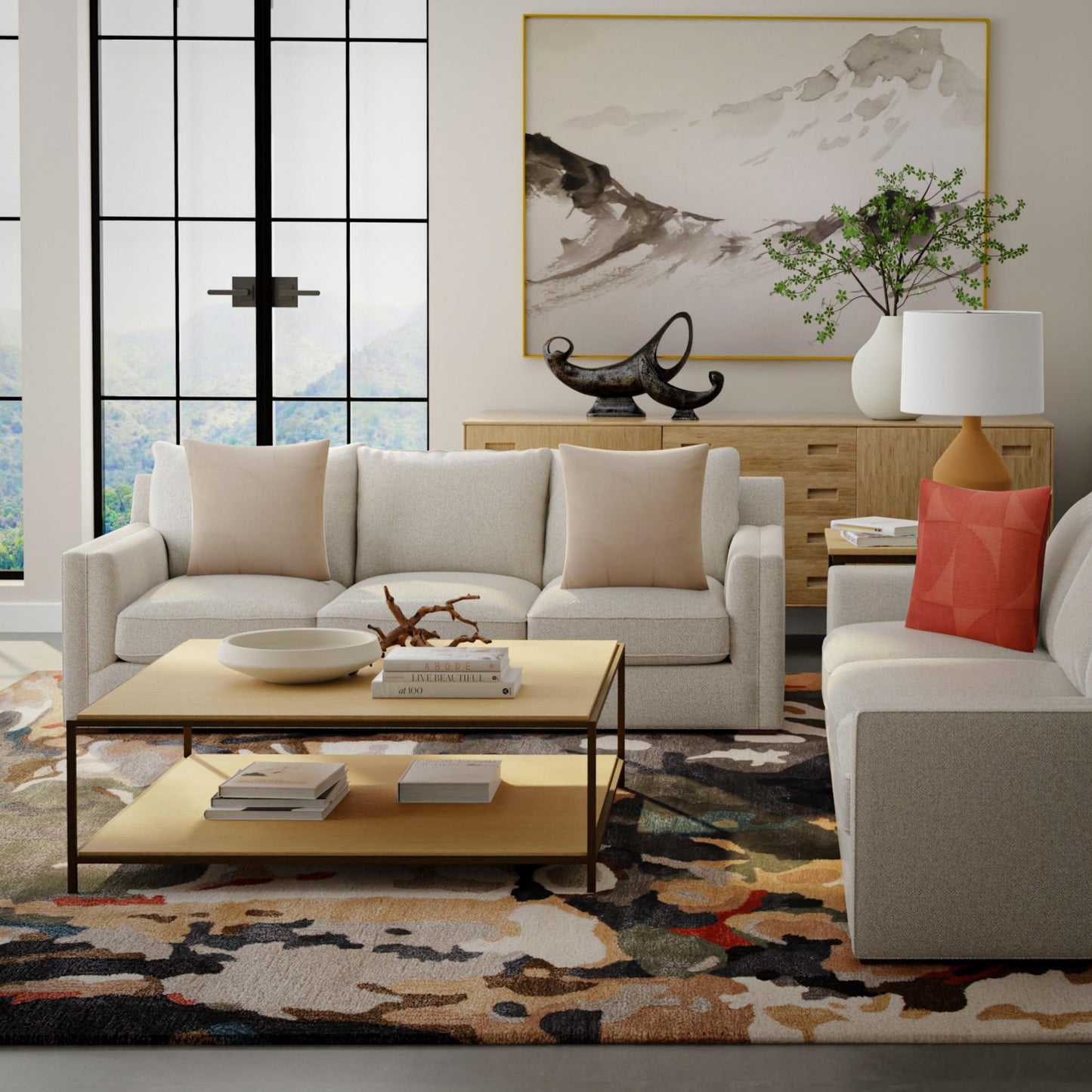 Kinetic KIN660 Charcoal Hand Tufted Rug - Rizzy