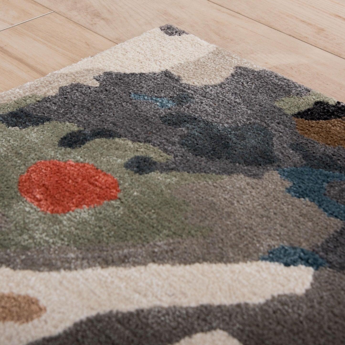 Kinetic KIN660 Charcoal Hand Tufted Rug - Rizzy