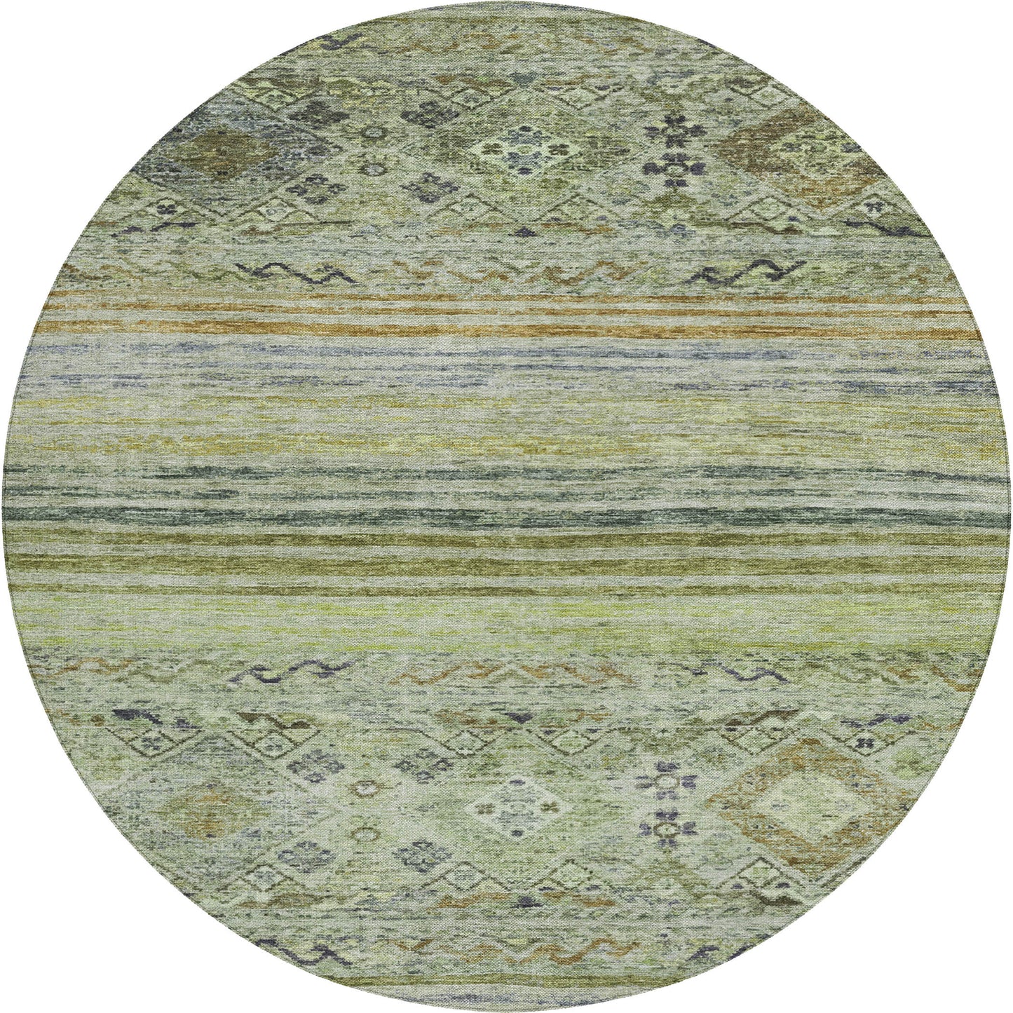 Machine Made Karaj KJ4 Aloe - Dalyn Rugs