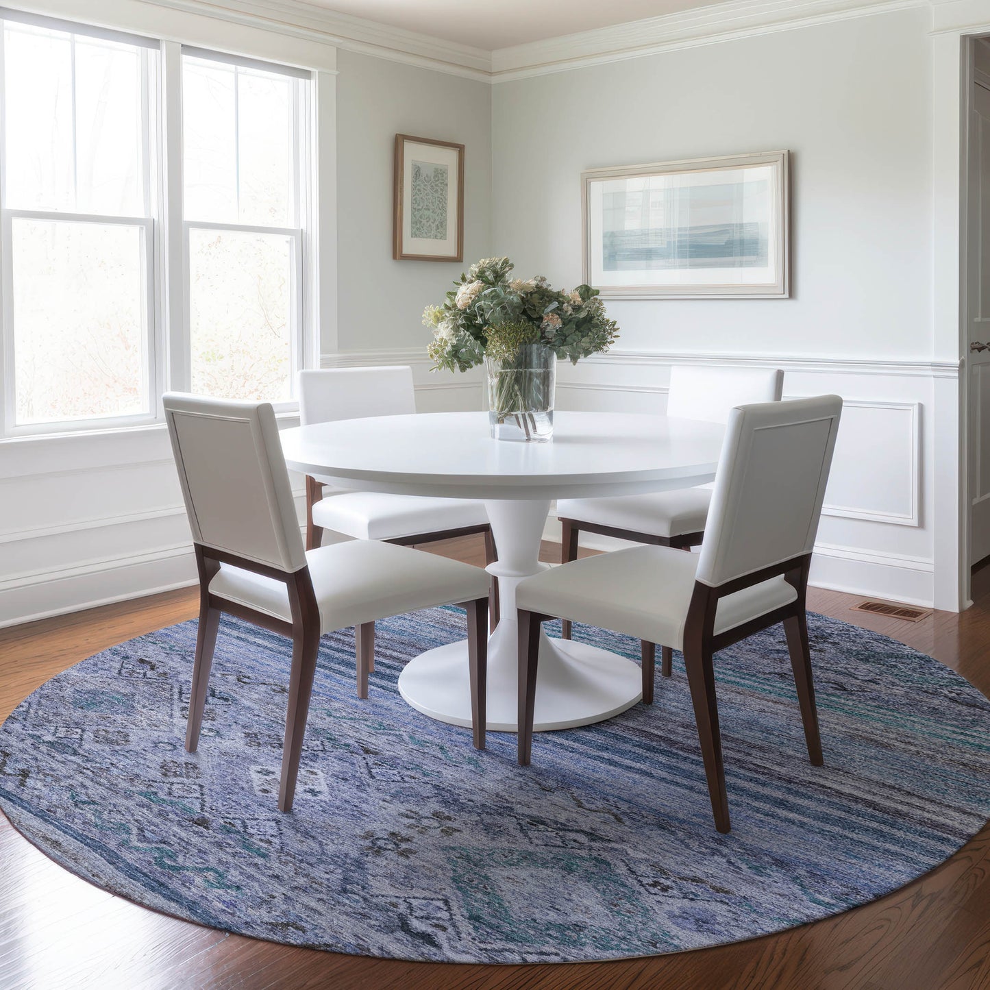 Machine Made Karaj KJ4 Blue - Dalyn Rugs