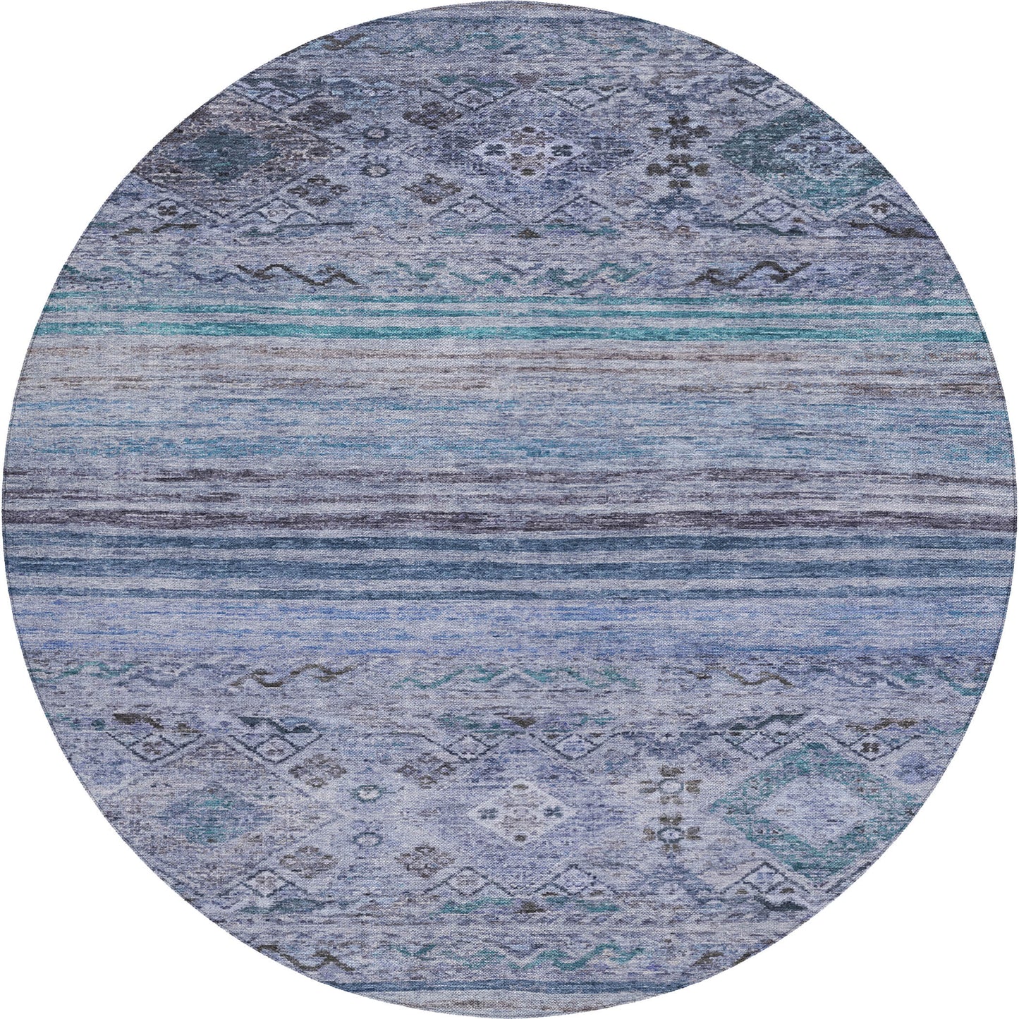 Machine Made Karaj KJ4 Blue - Dalyn Rugs