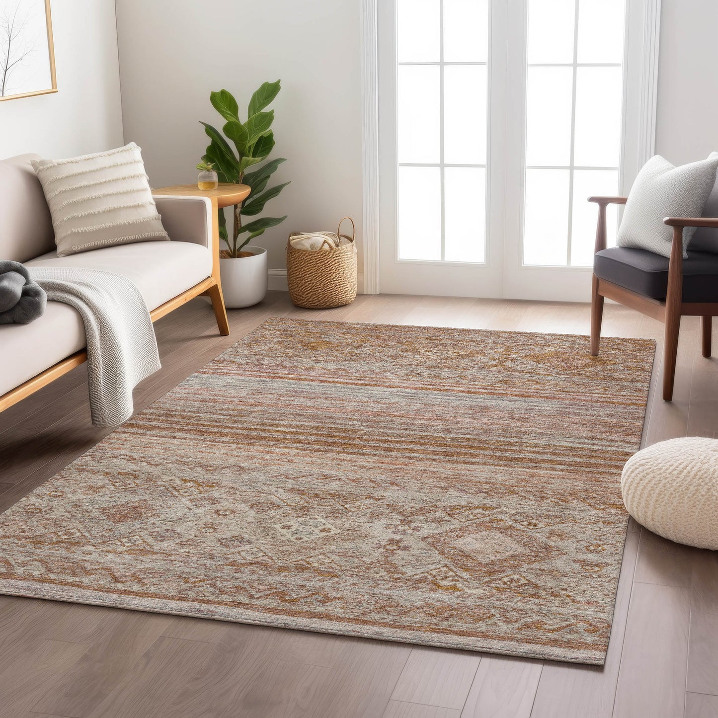 Machine Made Karaj KJ4 Copper - Dalyn Rugs