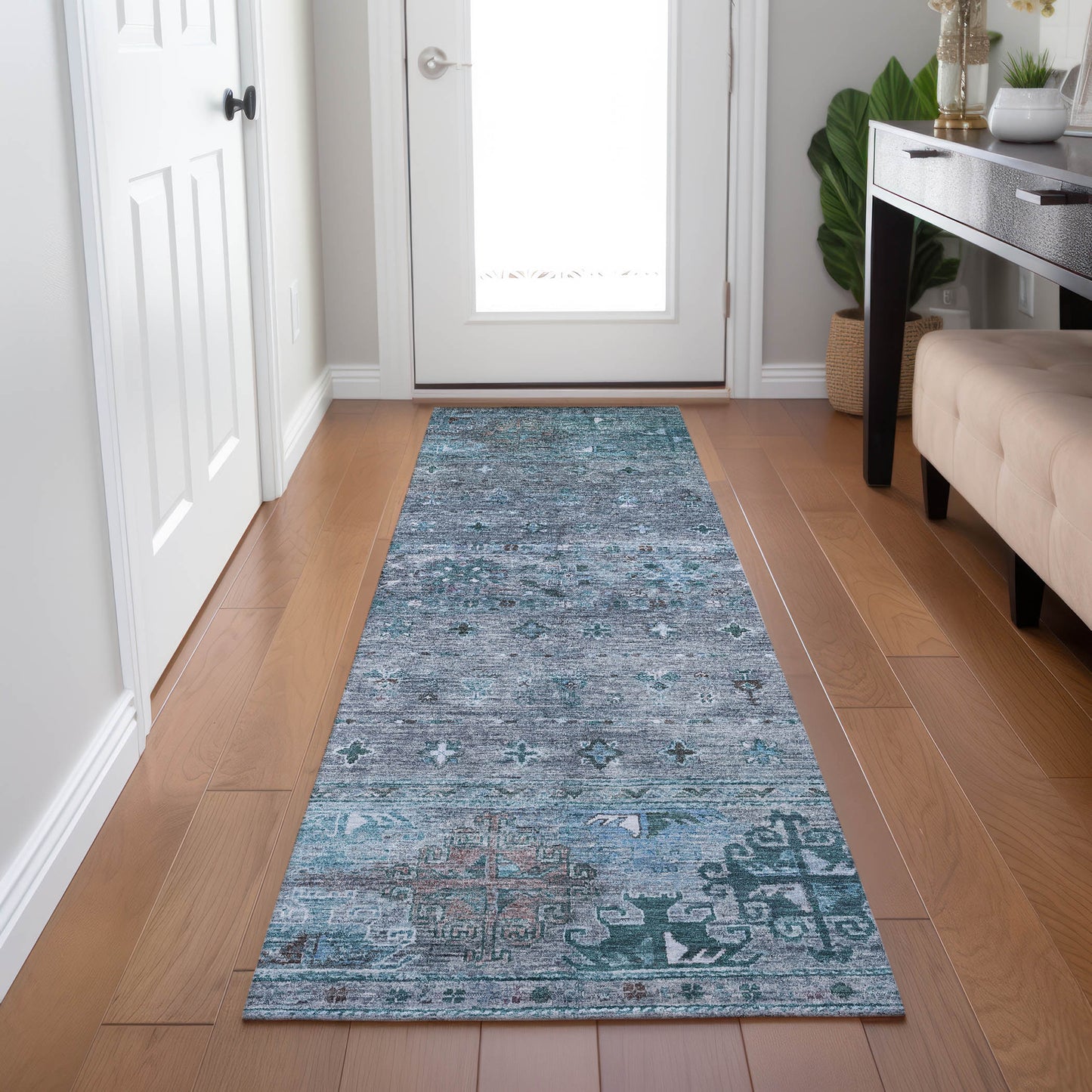 Machine Made Karaj KJ5 Blue - Dalyn Rugs