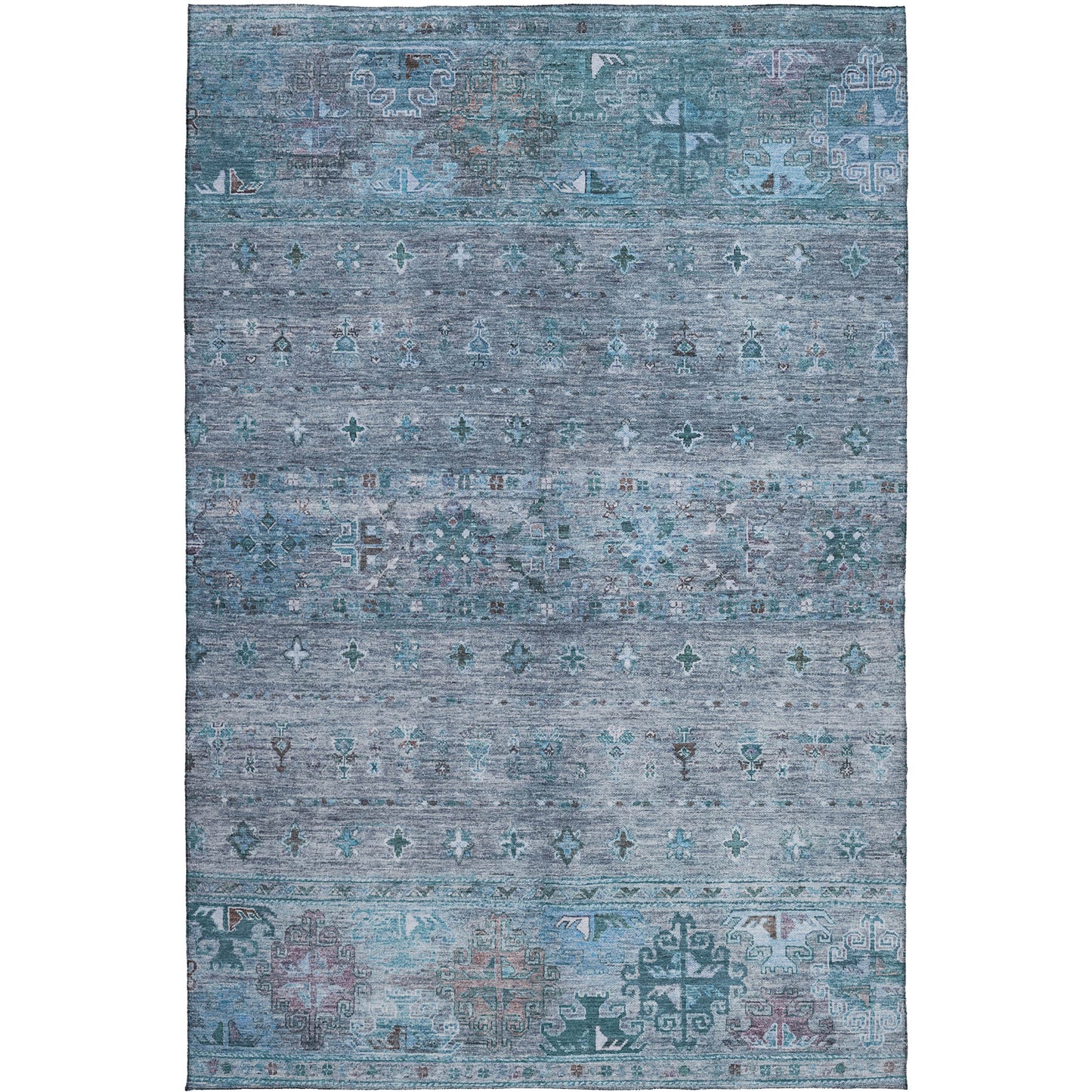 Machine Made Karaj KJ5 Blue - Dalyn Rugs