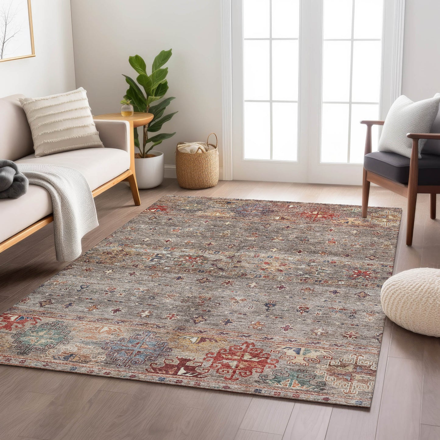 Machine Made Karaj KJ5 Gray - Dalyn Rugs