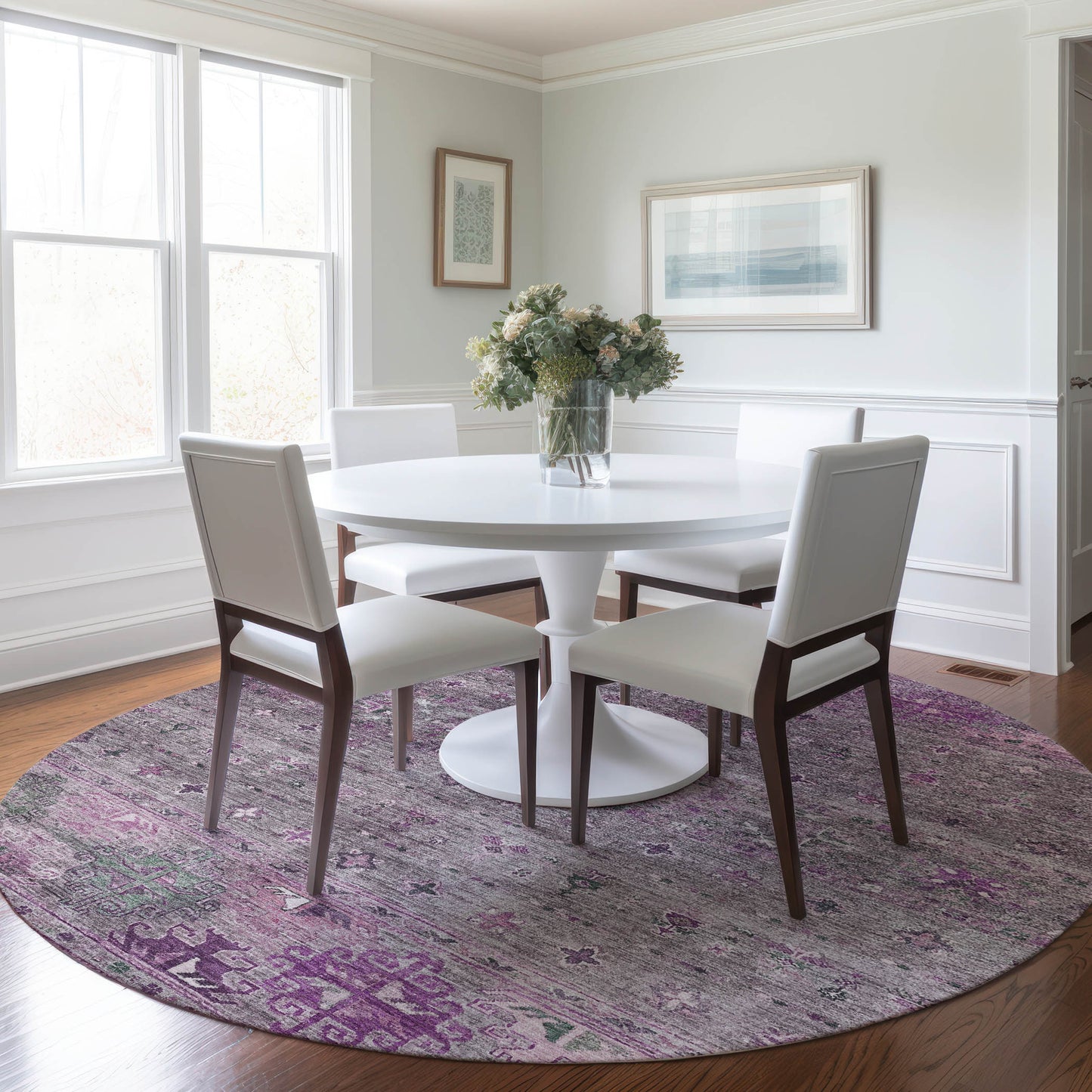 Machine Made Karaj KJ5 Purple - Dalyn Rugs
