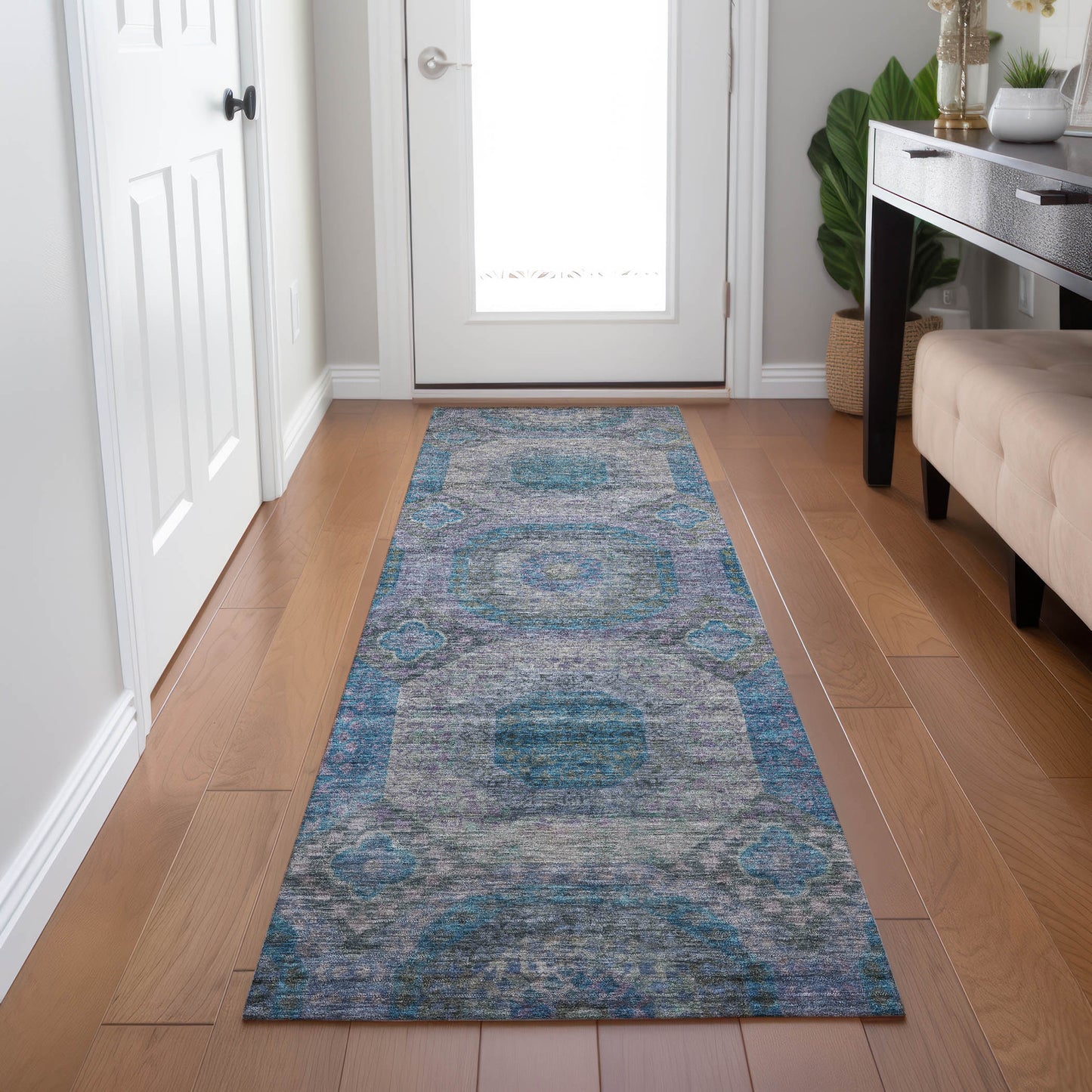 Machine Made Karaj KJ6 Blue - Dalyn Rugs