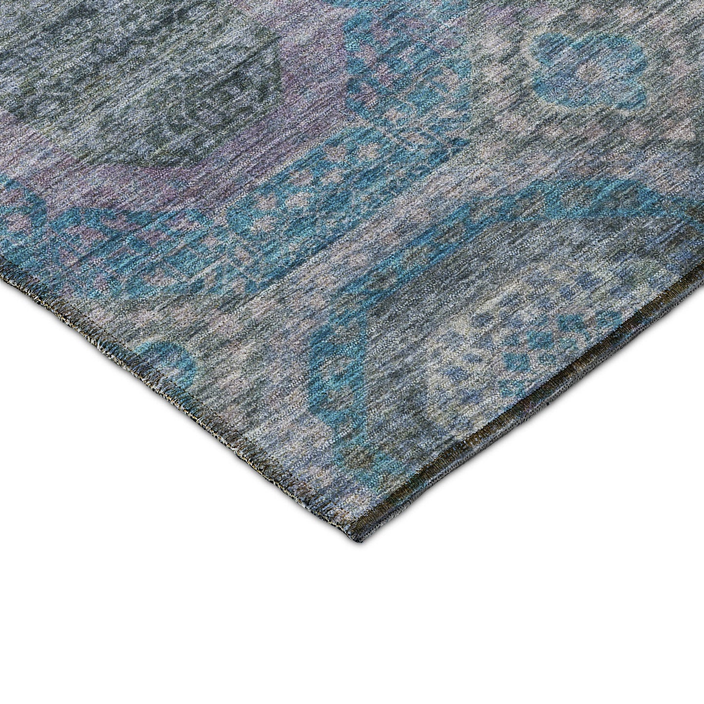 Machine Made Karaj KJ6 Blue - Dalyn Rugs
