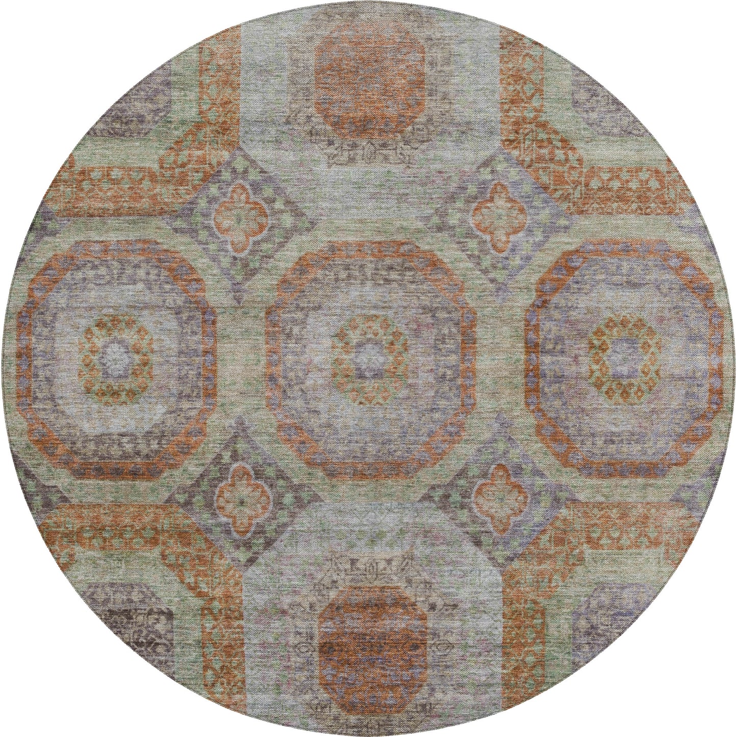 Machine Made Karaj KJ6 Paprika - Dalyn Rugs