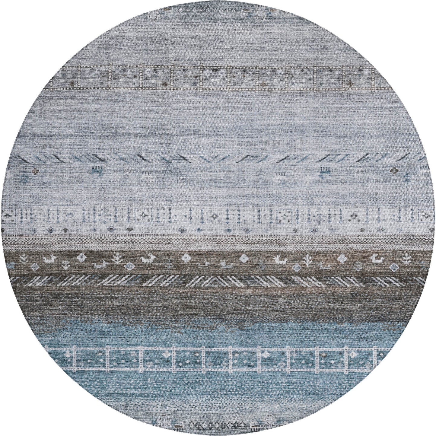 Machine Made Karaj KJ7 Blue - Dalyn Rugs