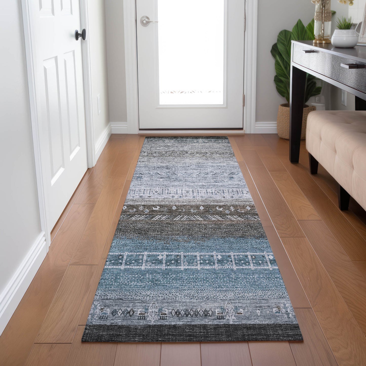 Machine Made Karaj KJ7 Blue - Dalyn Rugs
