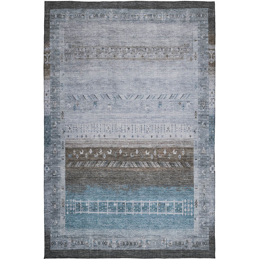 Machine Made Karaj KJ7 Blue - Dalyn Rugs
