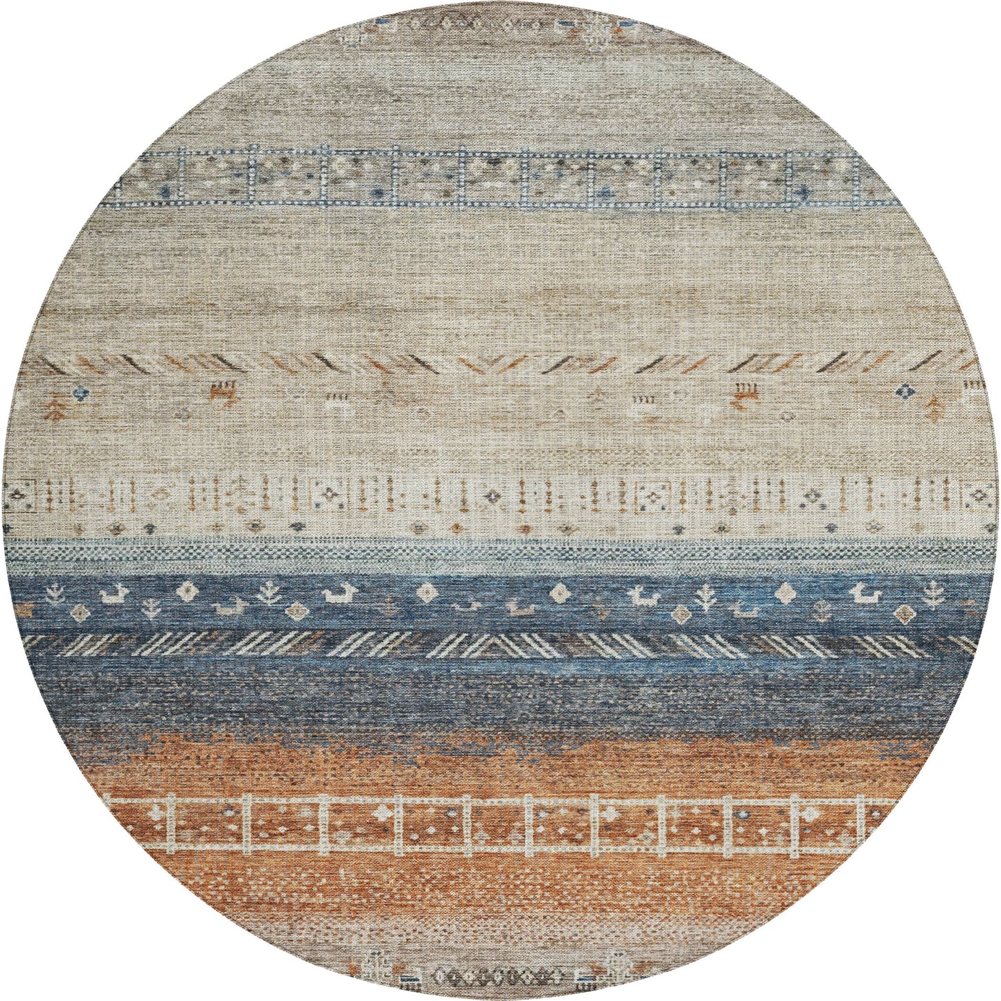 Machine Made Karaj KJ7 Brown - Dalyn Rugs