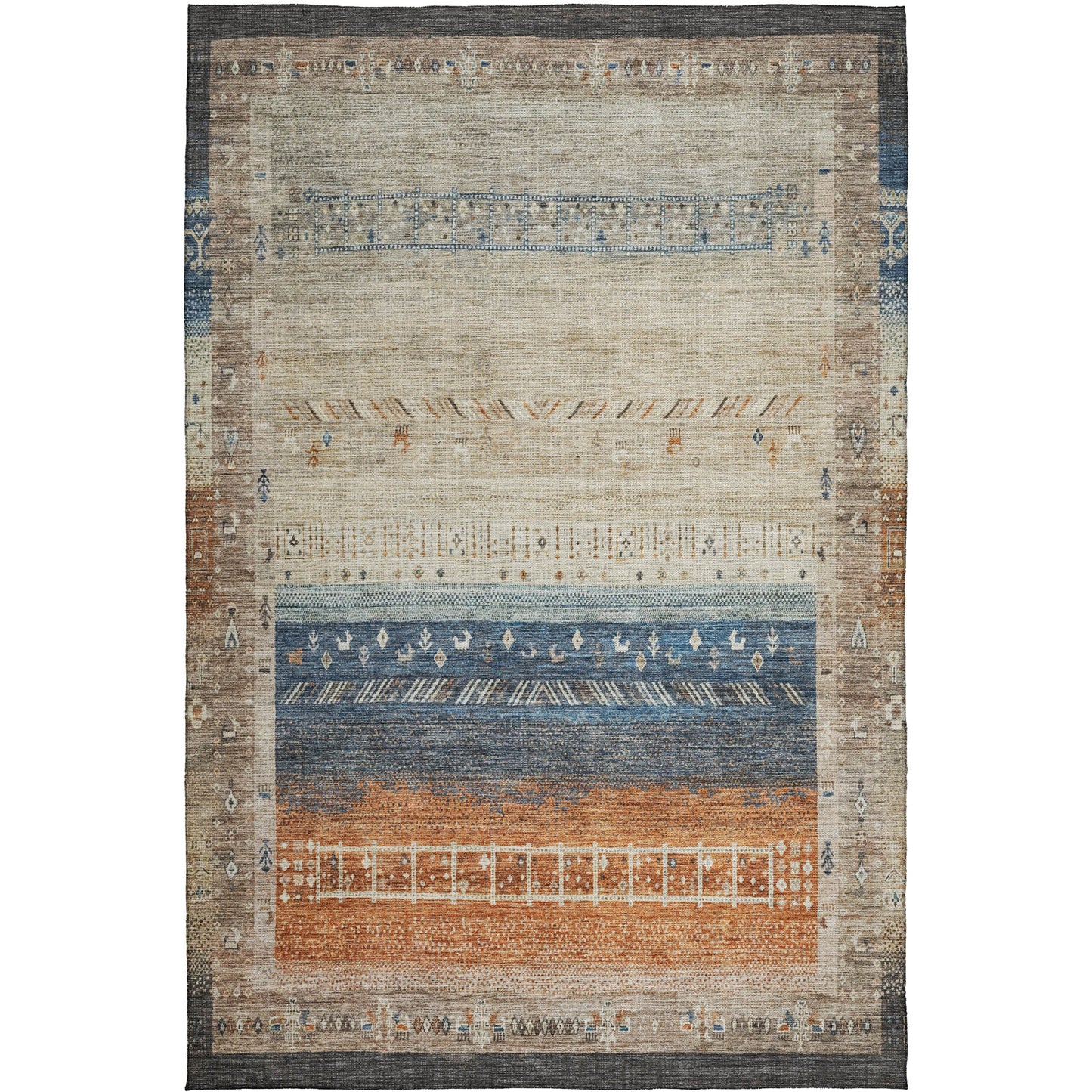 Machine Made Karaj KJ7 Brown - Dalyn Rugs