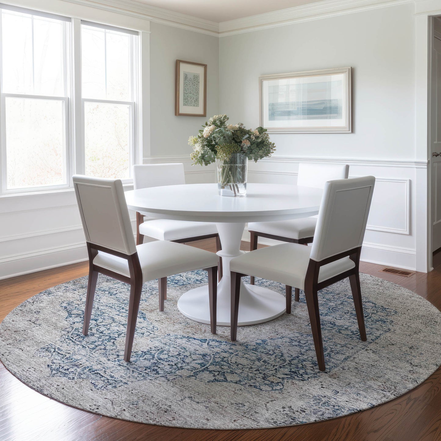 Machine Made Karaj KJ8 Blue - Dalyn Rugs