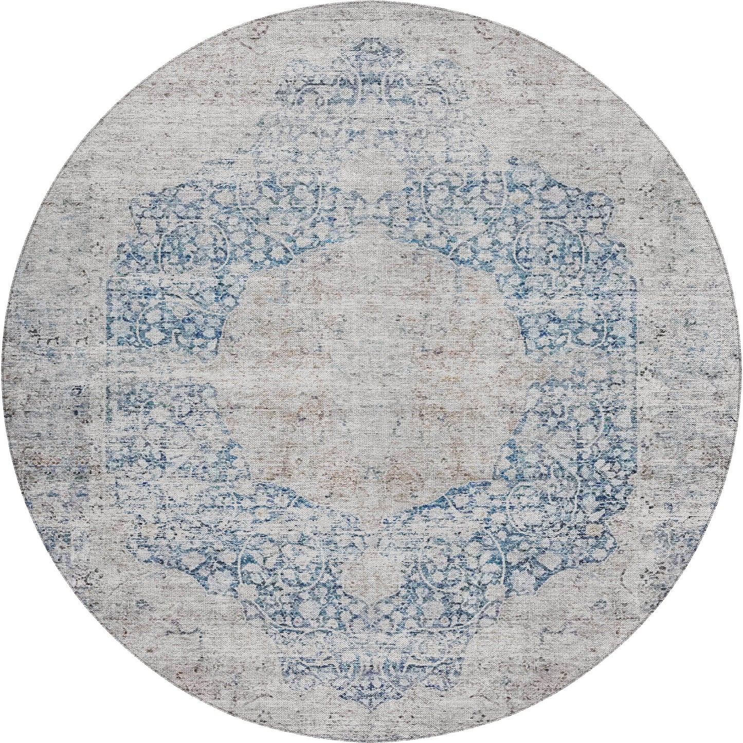 Machine Made Karaj KJ8 Blue - Dalyn Rugs