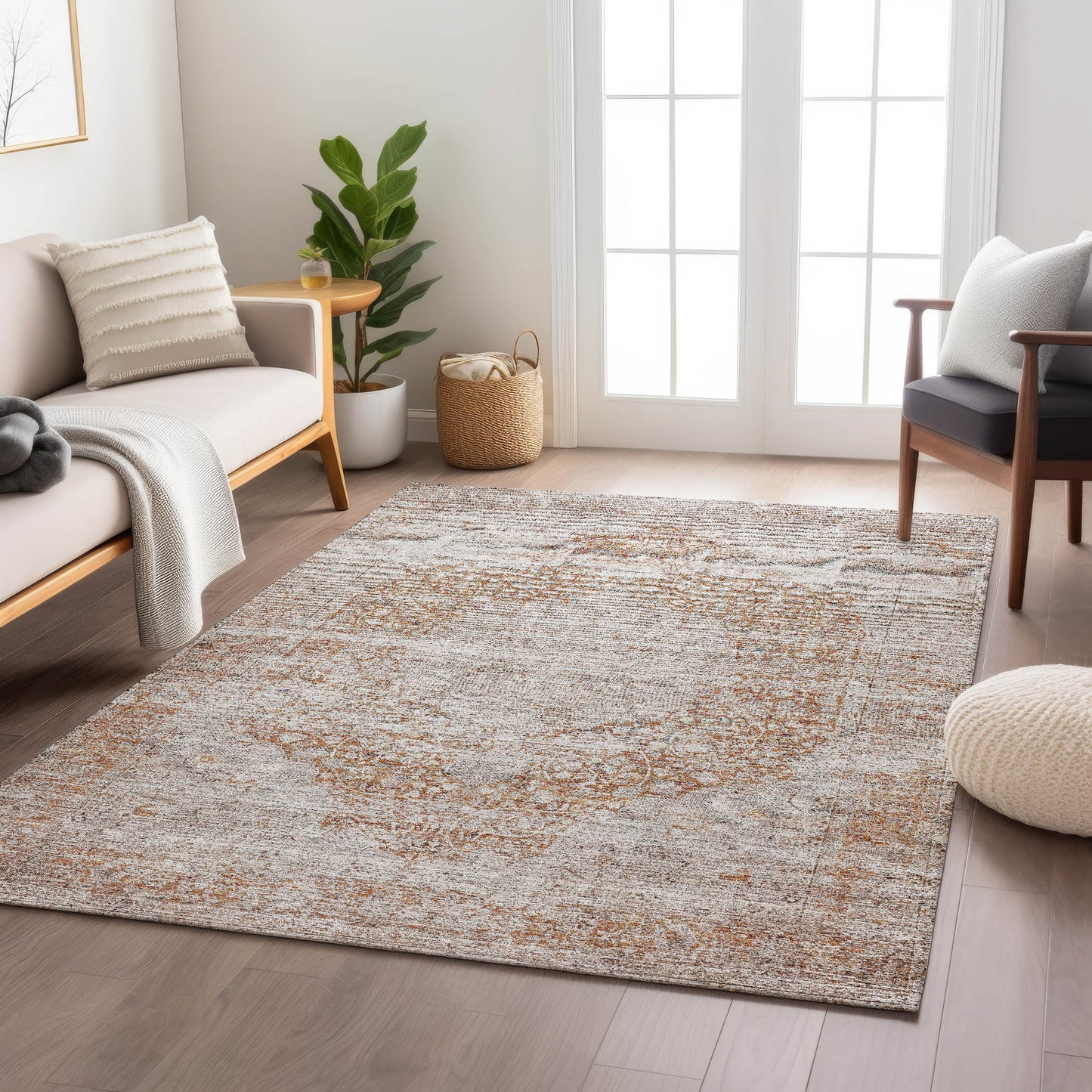 Machine Made Karaj KJ8 Copper - Dalyn Rugs