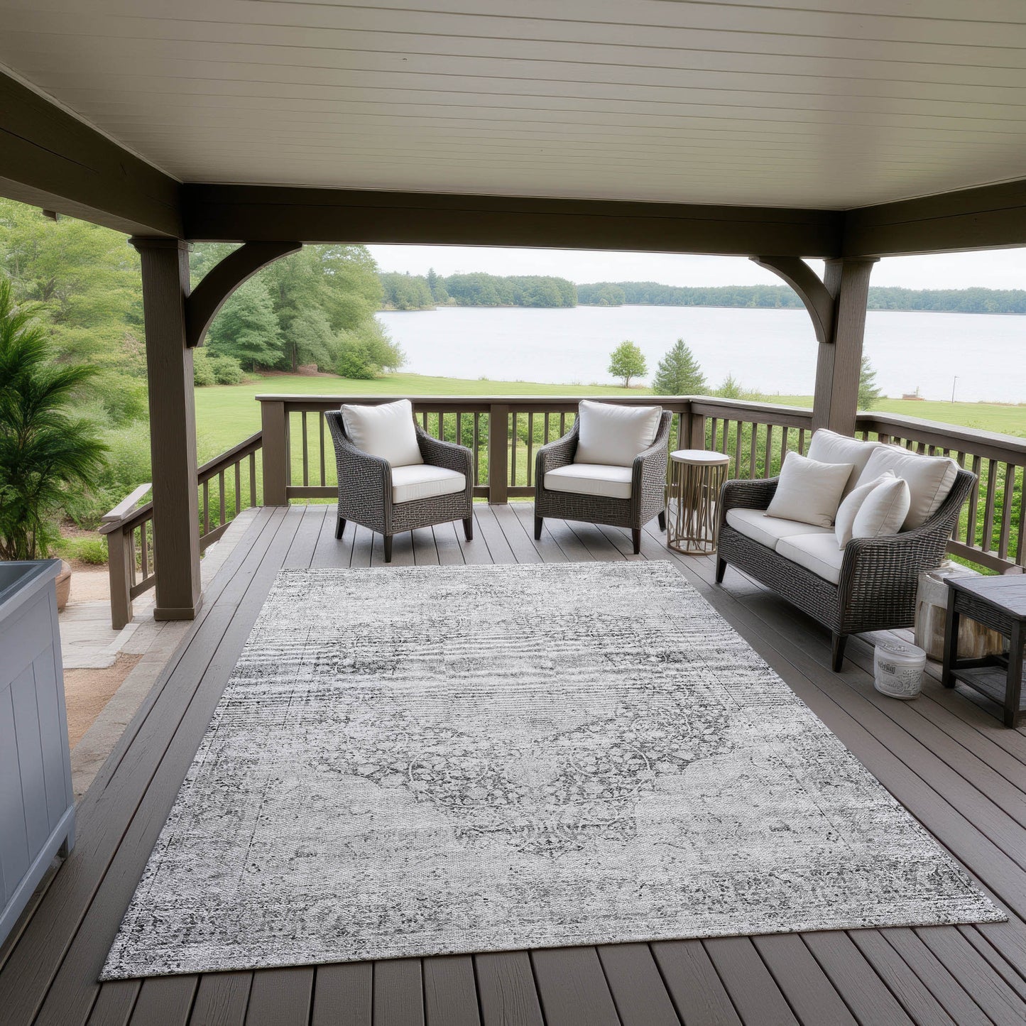Machine Made Karaj KJ8 Gray - Dalyn Rugs