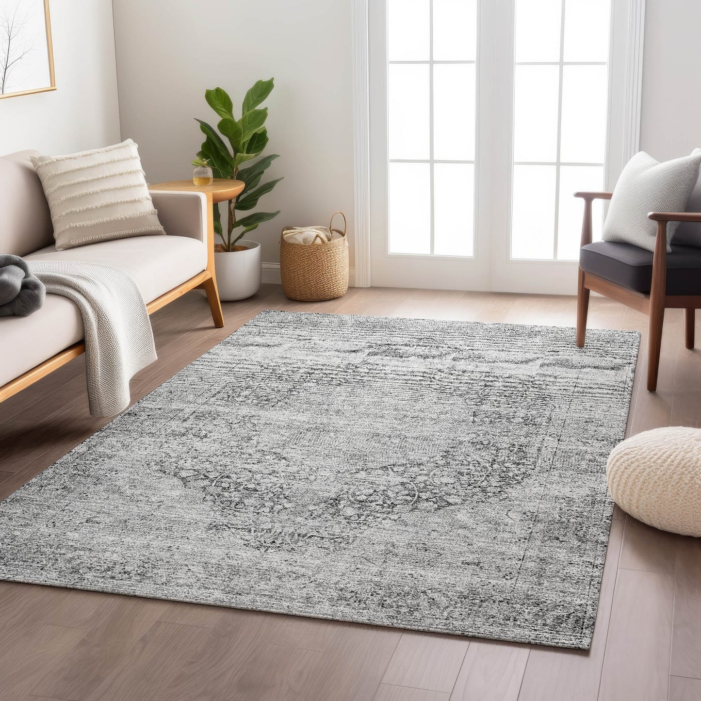 Machine Made Karaj KJ8 Gray - Dalyn Rugs