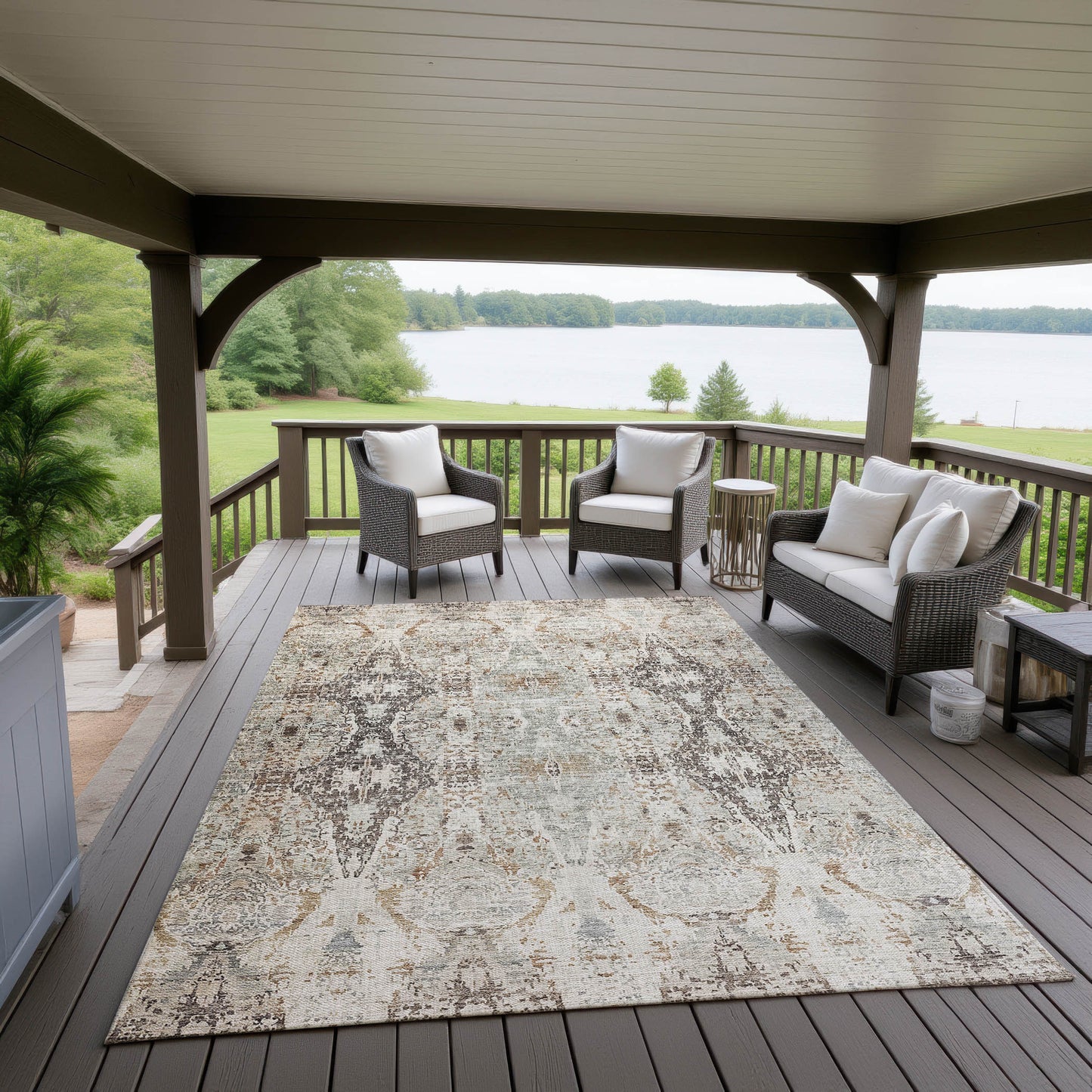 Machine Made Karaj KJ9 Linen - Dalyn Rugs