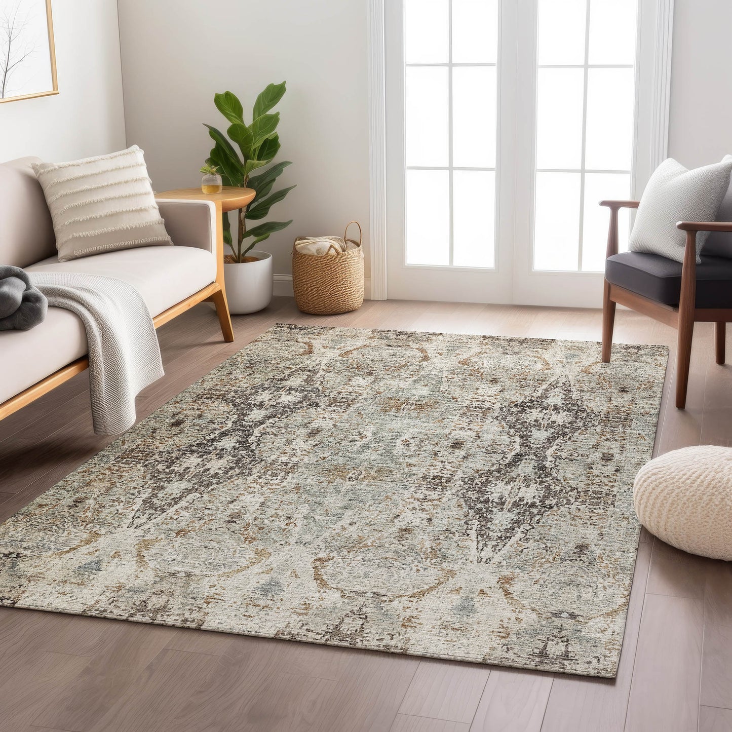 Machine Made Karaj KJ9 Linen - Dalyn Rugs