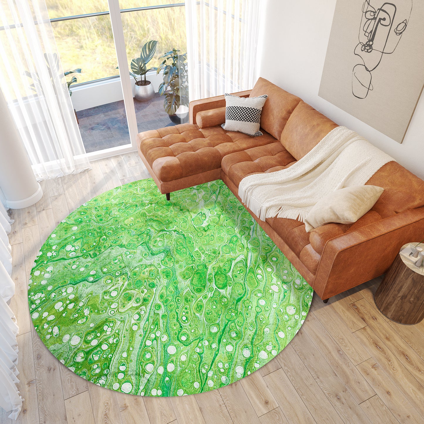 Machine Made Kikiamo KK5 Lime-In - Dalyn Rugs