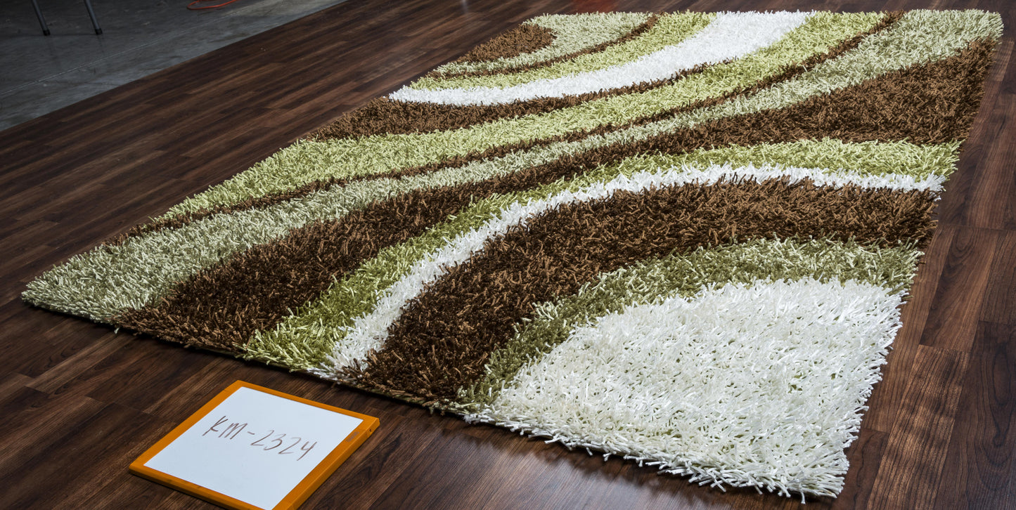 Kempton KM2324 Green Hand-Tufted Rug - Rizzy