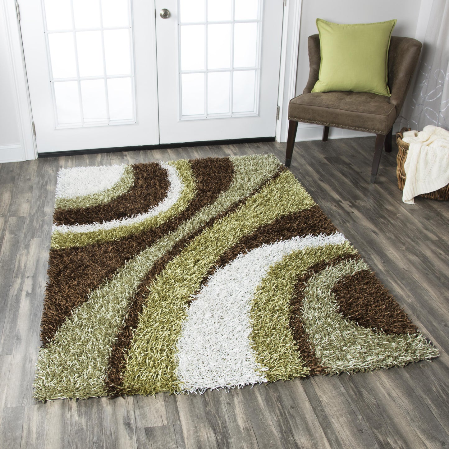 Kempton KM2324 Green Hand-Tufted Rug - Rizzy