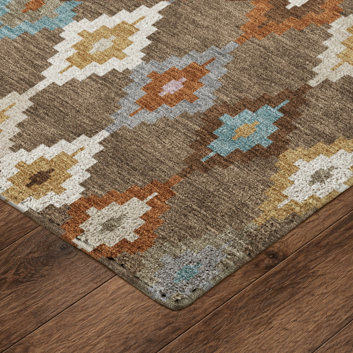 Luxury Washable Kenner KN10 Chocolate Rug