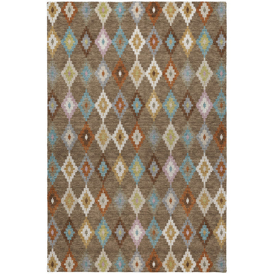 Luxury Washable Kenner KN10 Chocolate Rug