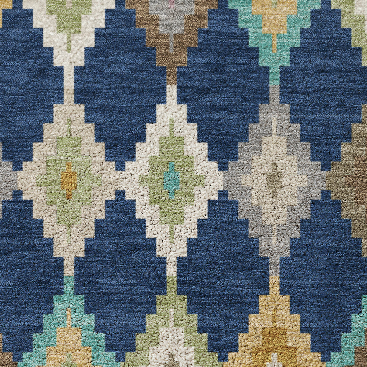 Luxury Washable Kenner KN10 Navy Rug