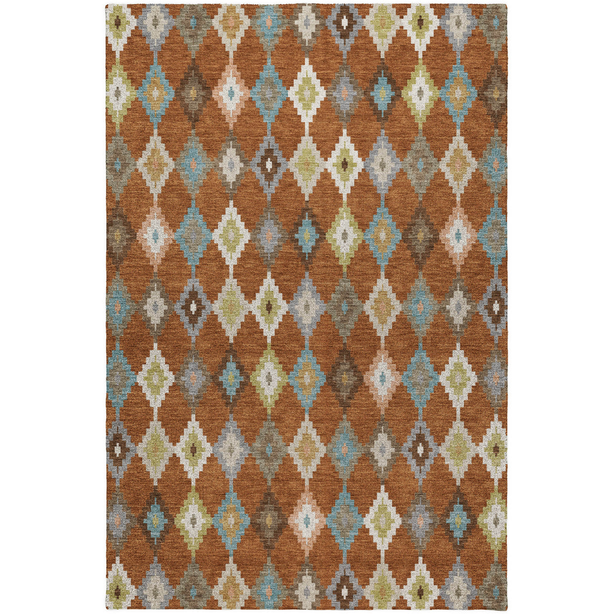 Luxury Washable Kenner KN10 Paprika Rug