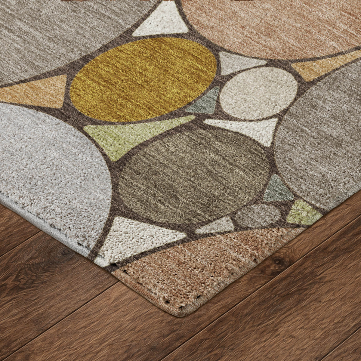 Luxury Washable Kenner KN1 Taupe Rug