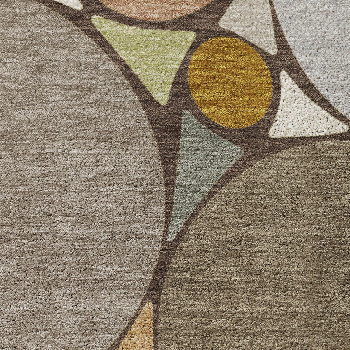 Luxury Washable Kenner KN1 Taupe Rug