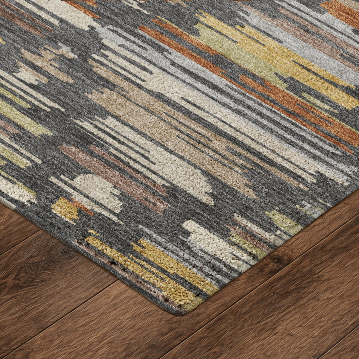 Luxury Washable Kenner KN2 Charcoal Rug