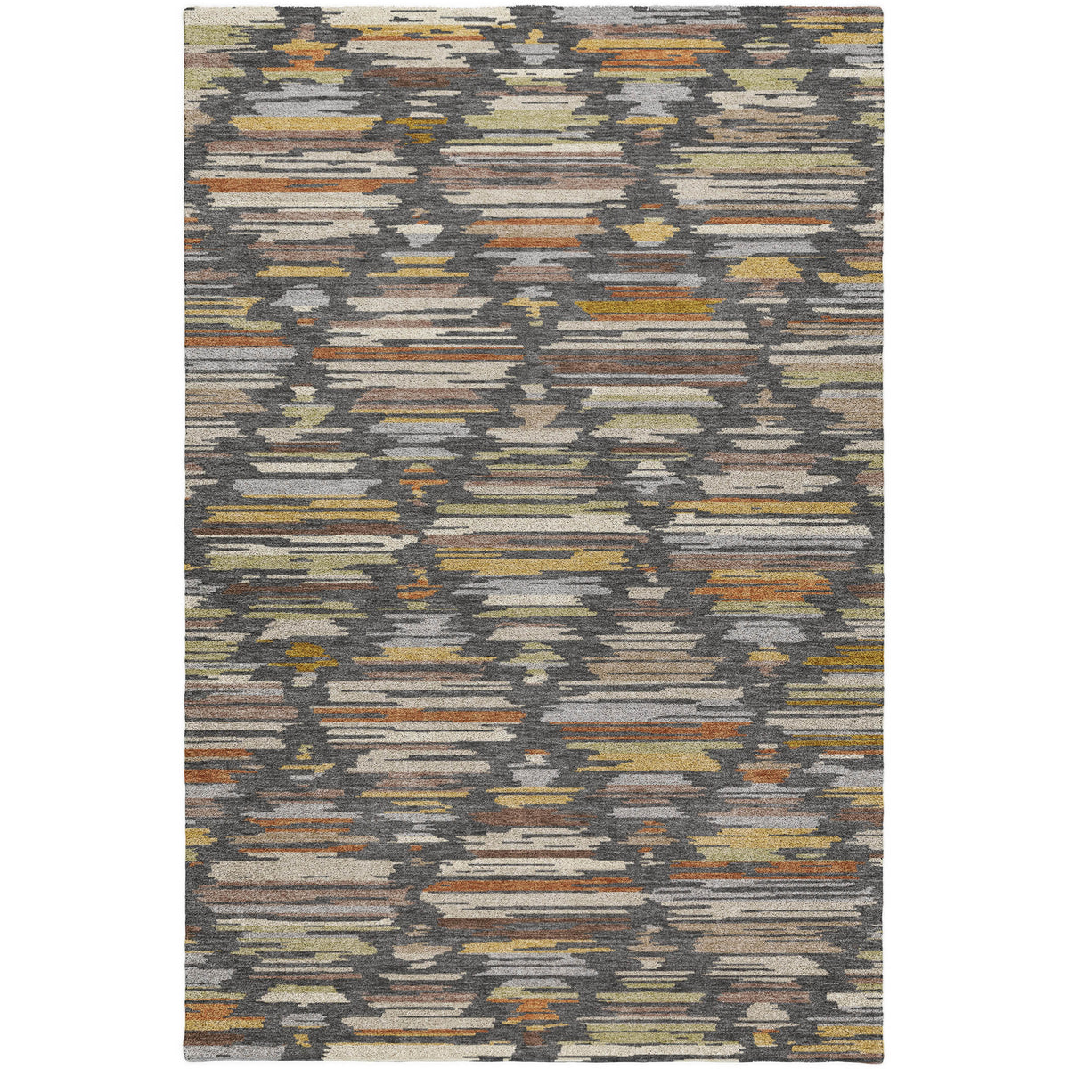 Luxury Washable Kenner KN2 Charcoal Rug