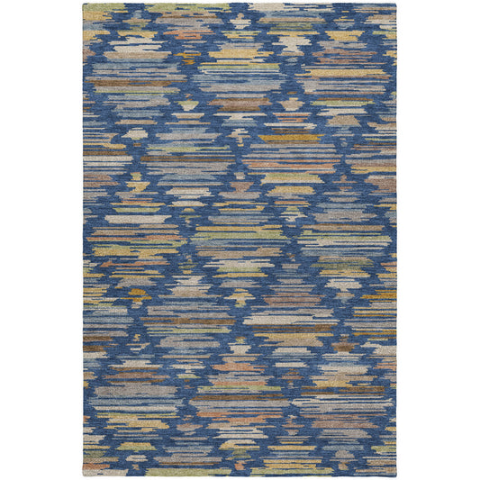 Luxury Washable Kenner KN2 Navy Rug