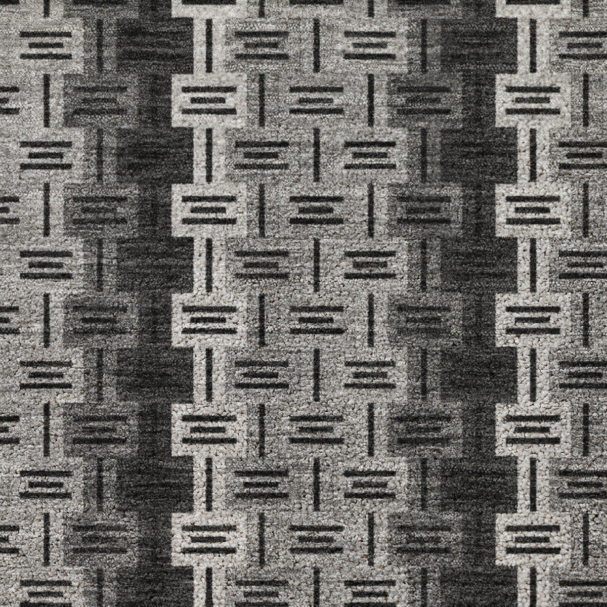 Luxury Washable Kenner KN3 Black Rug