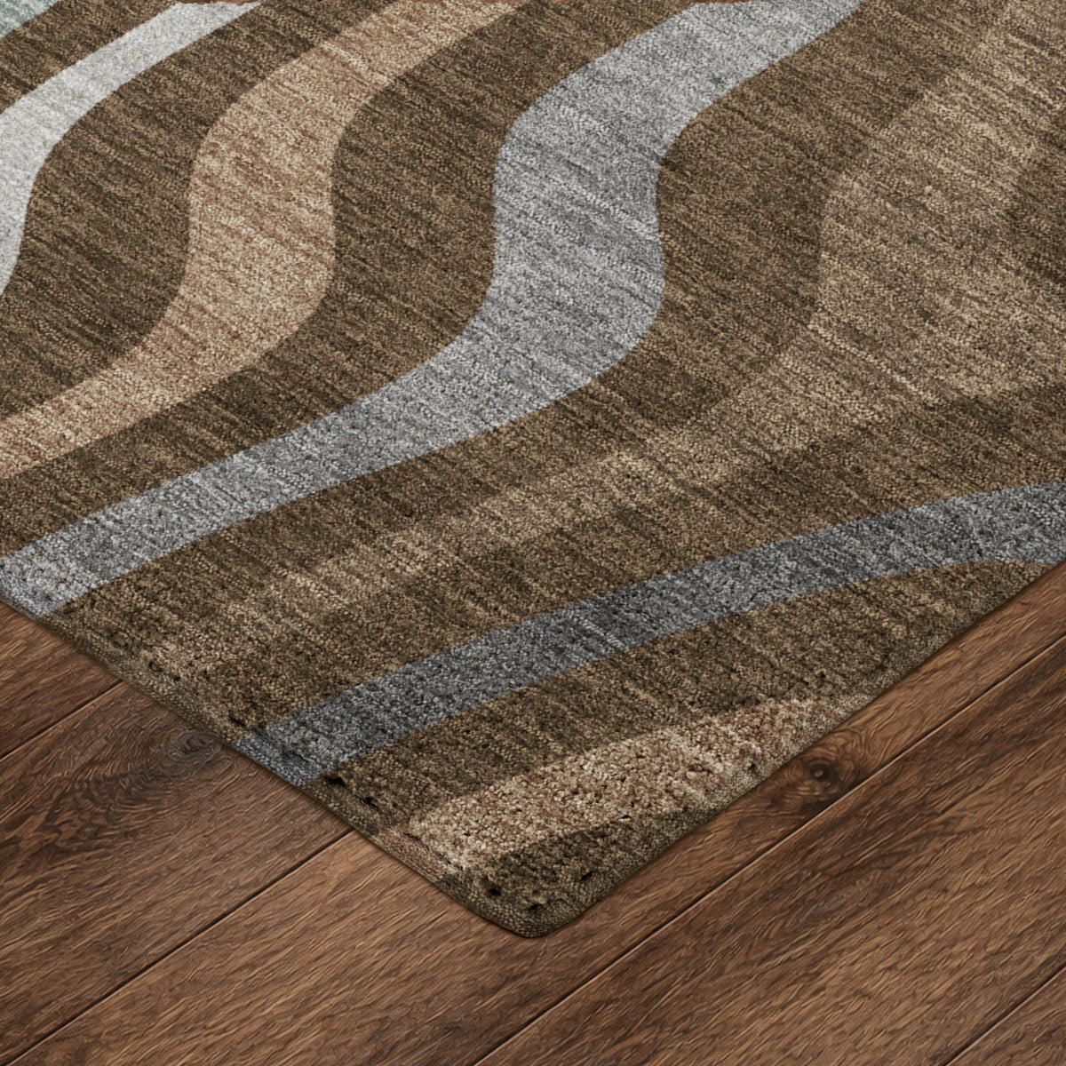 Luxury Washable Kenner KN4 Chocolate Rug
