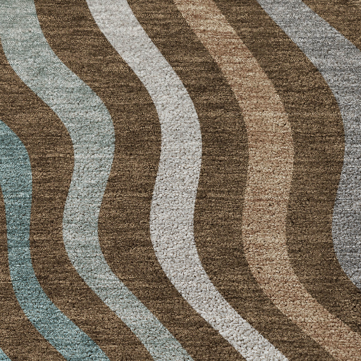 Luxury Washable Kenner KN4 Chocolate Rug