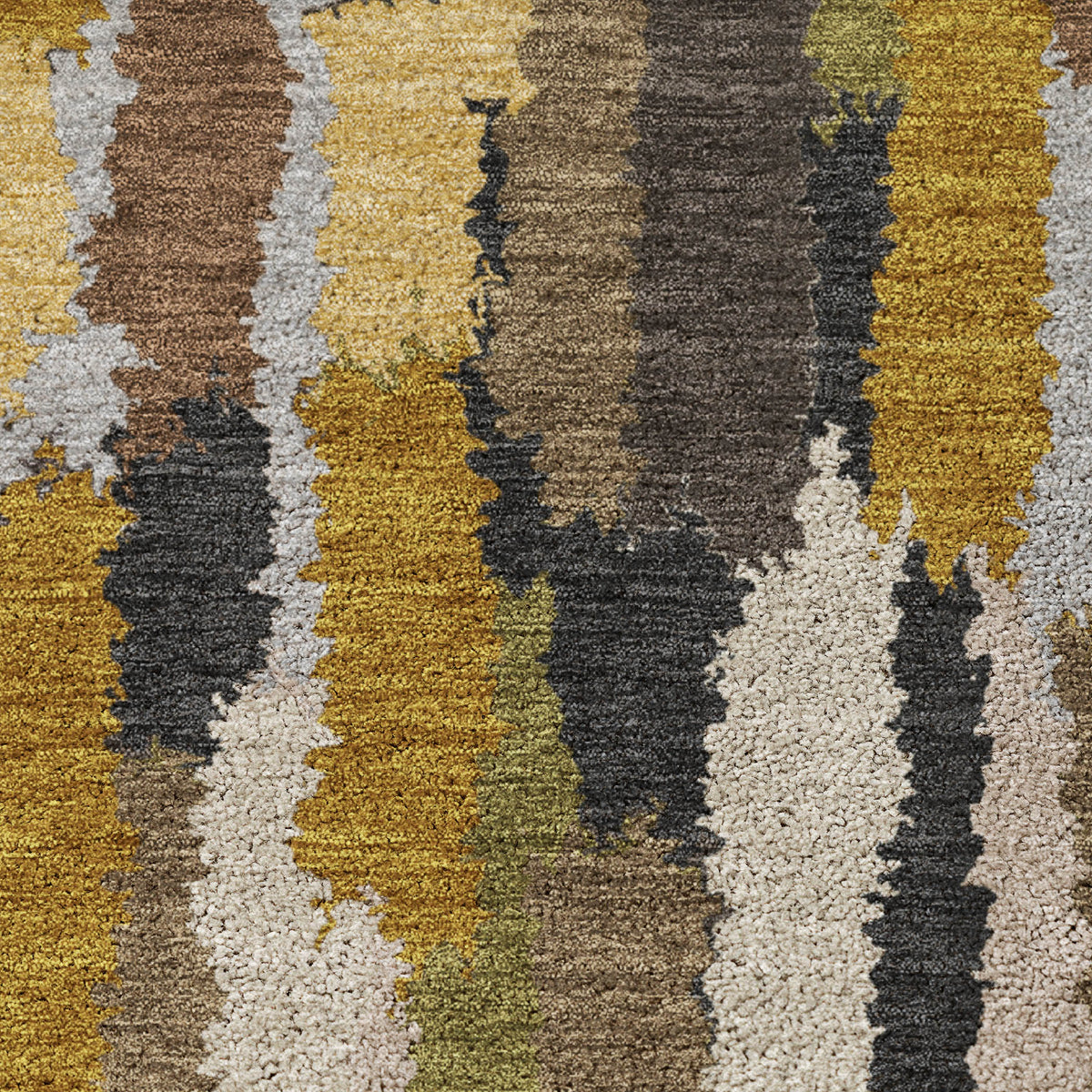 Luxury Washable Kenner KN6 Black Rug