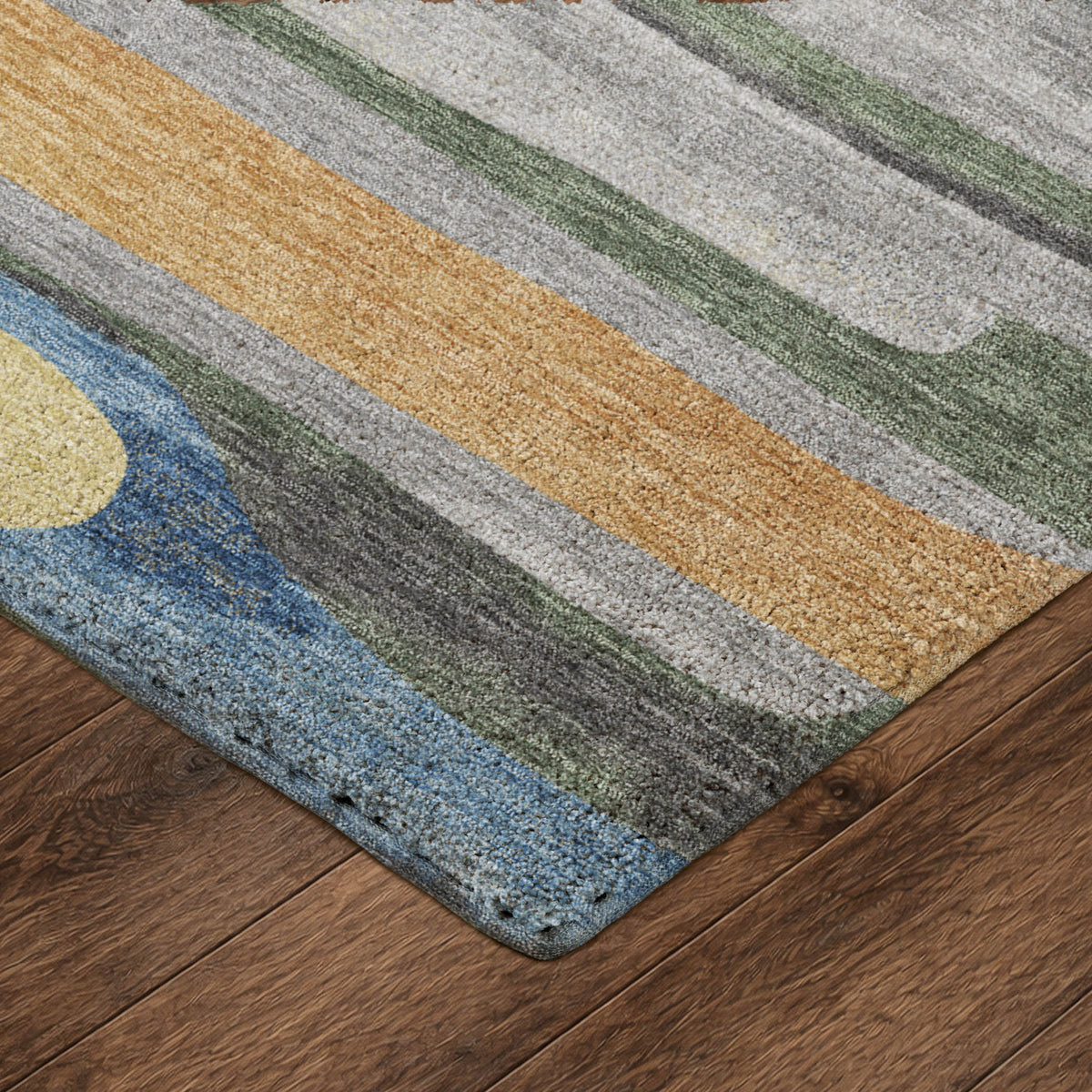 Luxury Washable Kenner KN7 Basil Rug