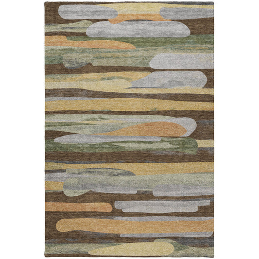 Luxury Washable Kenner KN7 Chocolate Rug