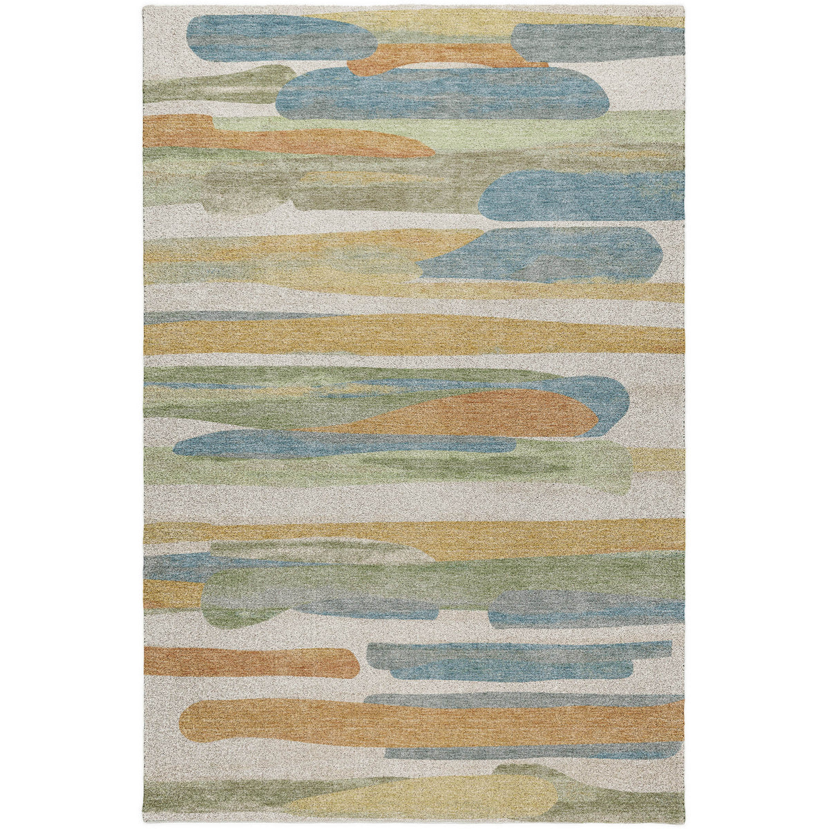 Luxury Washable Kenner KN7 Ivory Rug